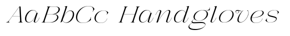 Galdertin Charetam Italic Light Expanded Italic image