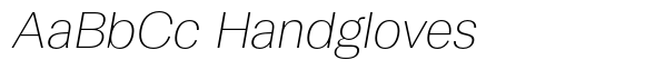 Dean Gothic Normal Thin Italic image