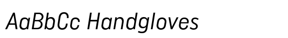 Uniform Italic Condensed Regular image