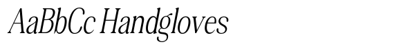 Gofaline Light Condensed Italic image