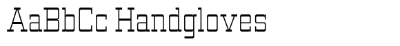 Vegelinu Thin font sample