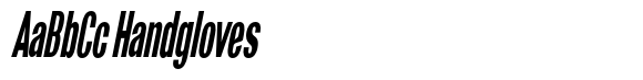 Grivon V02 Extra Bold Ultra Condensed Slant image