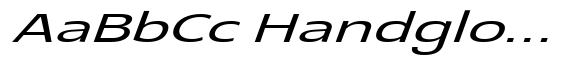 Glorytalk Sans Italic Expanded image