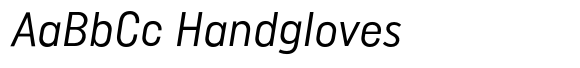 Uniform Pro Condensed Regular Italic image