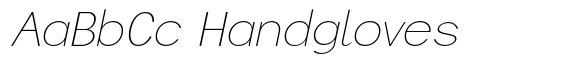 Flova Thin Expanded Italic image