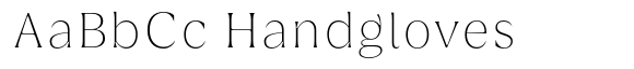Griggs Serif Thin font sample