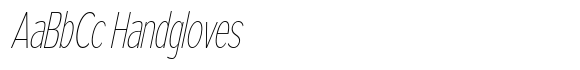 Ardelin Extra Light Slanted Condensed image