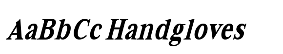 Bia Serif Low Bold Condensed Italic image
