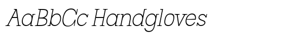 Mj. Marvel Thin Semi Condensed Slanted image