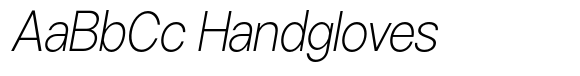 Gorvain Extra Light Sem Condensed Italic image