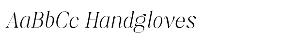 Aurestine Serif Thin Italic image