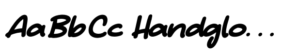Smile Hug Italic image