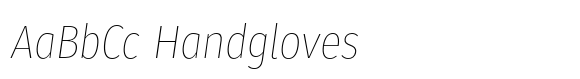 Molecula Thin Italic font sample