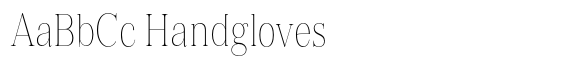 Vintora Serif Vintora Extra Light Condensed image