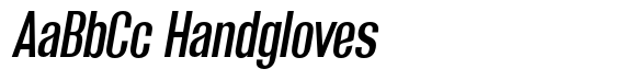 Grivon Semi Bold Slanted Condensed image