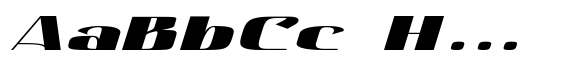 Hautte Black Italic Extra Expanded image