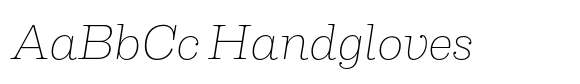 Capital Serif Extra Light Italic image