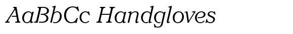 Pasquale Std Light Italic font sample