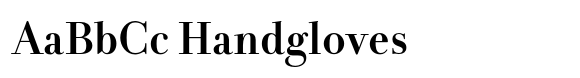 Andrade New Bold font sample