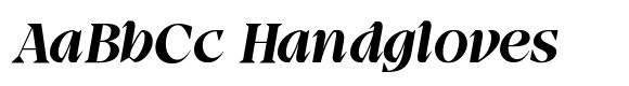 Brave Hunter Italic font sample