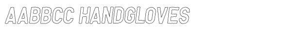 Trava Otter Ink Outline Italic image