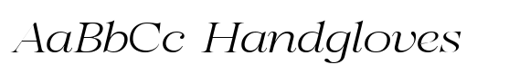 Romellis Extra Light Expanded Italic image