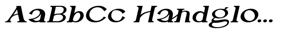 Calvoire Bold Expanded Italic image