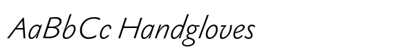Gaultier Light Italic font sample
