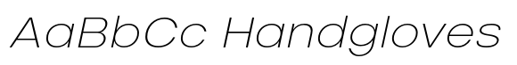 HD Colton Wide Extralight Italic image