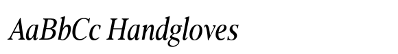 Frontis Condensed Regular Italic image