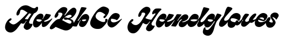 Metzel Script font sample