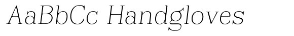 Reigans Soft Thin Italic image