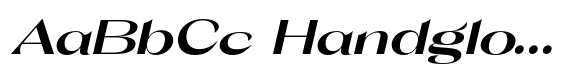 Orelo Text Expanded Black Italic image