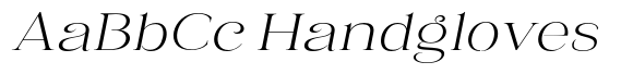 Eritza Light Semi Expanded Italic image