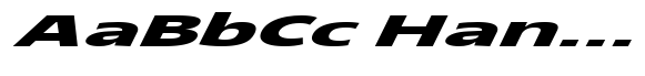 Glorytalk Sans ExtraBold ExtraExpanded Italic image