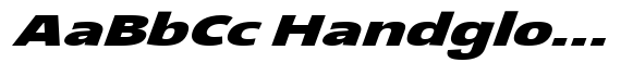 Glorytalk Sans Black Italic Expanded image