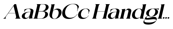CKR Serif Bold Ultra Expanded Slanted image