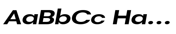DTF Vectra Neue Semi Bold Expanded Italic image