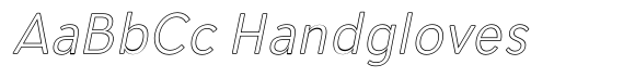 Aukim II Outline Light Narrow Italic image
