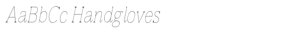 Vintora Serif Vintora Thin Condensed Italic image