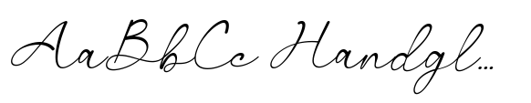 Sweet Signature Italic font sample