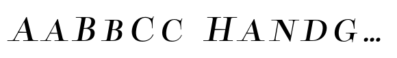 Boncaire Titling Medium Italic image
