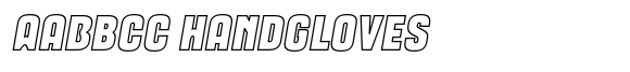 Melted Italic Outline image