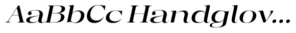 Regaris Plain Semi Bold Expanded Italic image