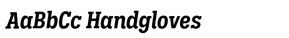 Palo Slab Condensed Semibold Italic image