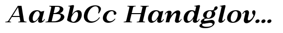 Romantic Editorial Bold Semi Expanded Italic image
