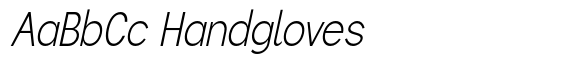 Flova Light Condensed Italic image