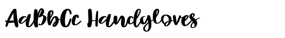 FA Handvara Bold font sample
