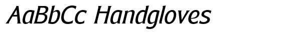 Bendara Italic font sample