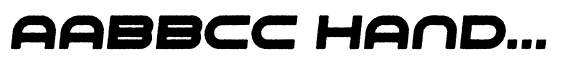 Grandio Eroded Italic image